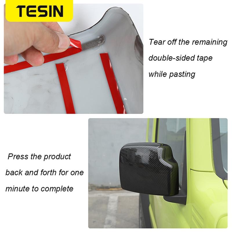 TESIN Capac decorativ pentru oglinda retrovizoare auto pentru Suzuki Jimny JB74 2022 capac exterior oglinda retrovizoare