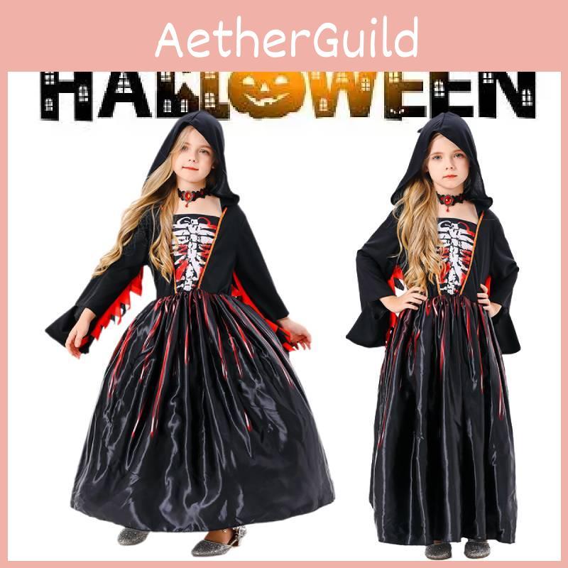 Enchanting Halloween Witch Costume For Girls Perfect For Cosplay And Parties