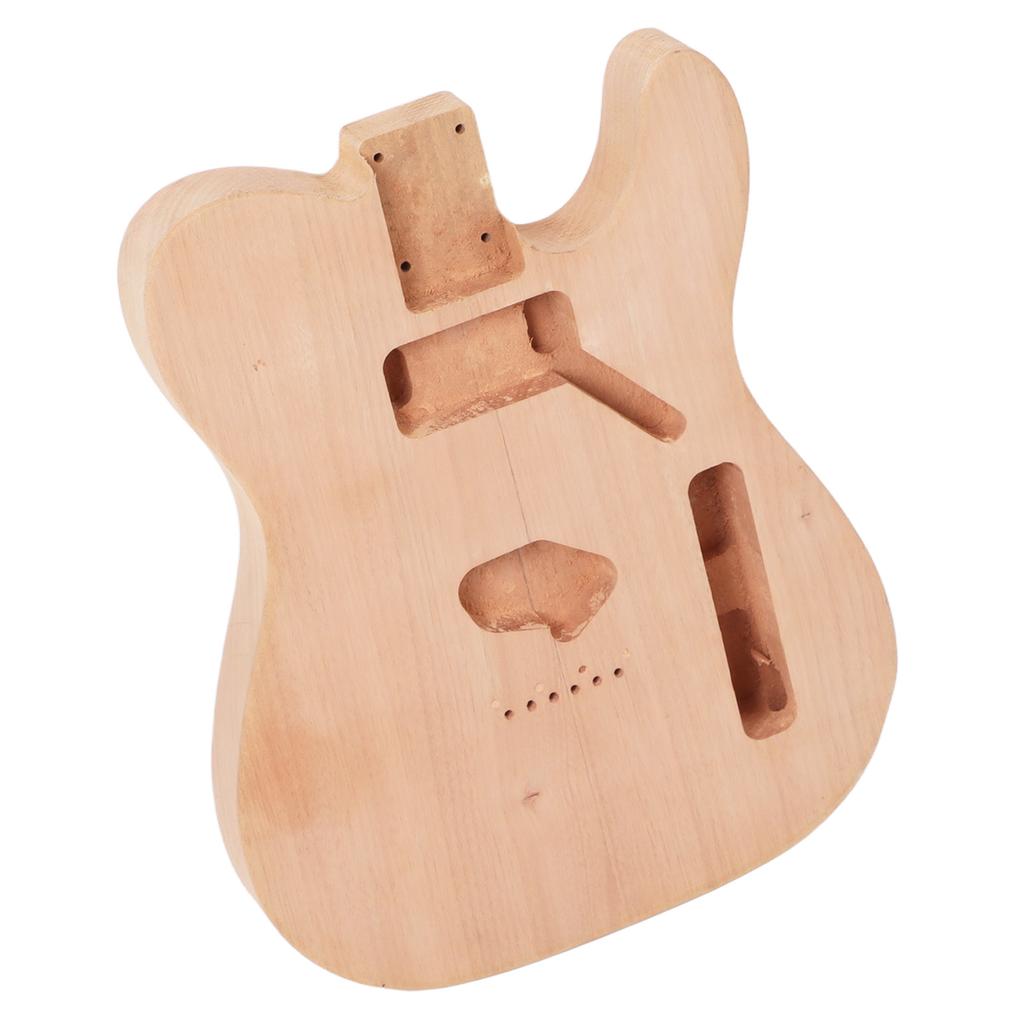 Unlackierter E-Gitarrenkorpus Mahagoni DIY Professioneller E-Gitarrenkörper Ersatzrohling GSB11