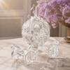 Zinc Alloy Material Metal Crafts Ornament Pumpkin Shaped Trinket Storage Box  Vanity Organizer