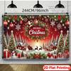 VIKAMA 2D Flat-Printed Christmas Banner Ideal for Holiday Parties, Photo Booth Decorations, and Christmas Festive Supplies