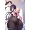 Decorative Metal Tin Sign, Anime Fitness Girl, 20x30 cm