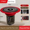 Floor Drain Deodorizer, Anti-Odor Device for Sewer, Silicone Mat, Small Insect Cover, Universal Anti-Odor for Bathroom, Old-Style