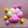 Toys Kids  Childrens Three Colors Rainbow Cat Claw Squishy Fidget Toy Soft Cute Cat Paw Slow Rebound Pinch Decompression for Birthday Gift Presents