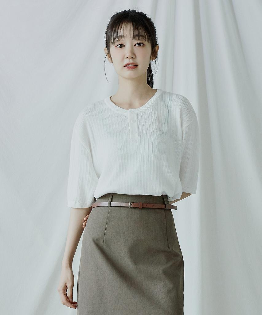 POLYGRAM Ribbed Essential Half Knit - 2 Types (Type B)