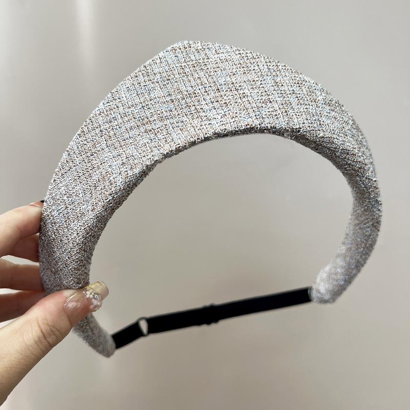 1 Stück Retro Breiter Rand Krone Stirnband Eleganter Stil Kronenförmiges Haarband Freizeit Kopfbedeckung Verstellbar Modischer Haarreif