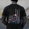 T-shirt Trike Moto Trike à 3 Roues Drapeau Américain Patriotique