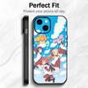 Cute Funny Japanese Anime Y-Yuru Y-Yuri Phone Case Phone Case Soft Packaging Lightweight For iPhone17 16 15 14 13ProMax