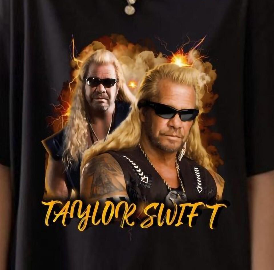 Vtg Dog the Bounty Hunter T Shirt Black Men Women S4XL TT1738 S