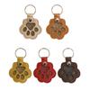 Pet Paw Keychain Cat Hair Storage Container Portable Keychain Pendant Homemade Pet Memorial Keychain Cute Paw Shape Bag Pendant