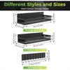 3 Pack Strong Magnetic Spice Rack for Refrigerator On Oven Movable Kitchen Organizers and Storage for Spices Shelf Wall Mounted