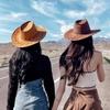 Western cowboy hat for summer, unisex, sun protection, American-style, wide brim, suitable for seaside, grasslands, Xinjiang, Sichuan, and Tibet