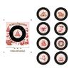Programmable Music Box Vinyl Record Player Fridge Magnet for Christmas, with 9 Records, Decorative 256MB Memory, LED Light-Up Personalized NFC