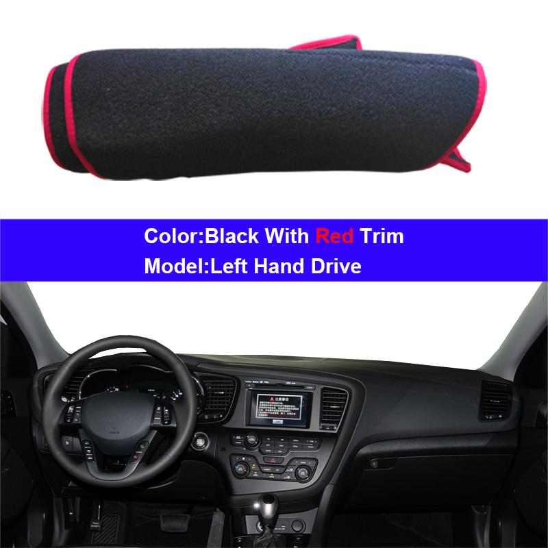 For Kia Optima K5 2011 - 2015 Car Inner Dashboard Cover Auto Dash Mat Carpet Sun shade Dashmat Rug Cushion 2014 2013