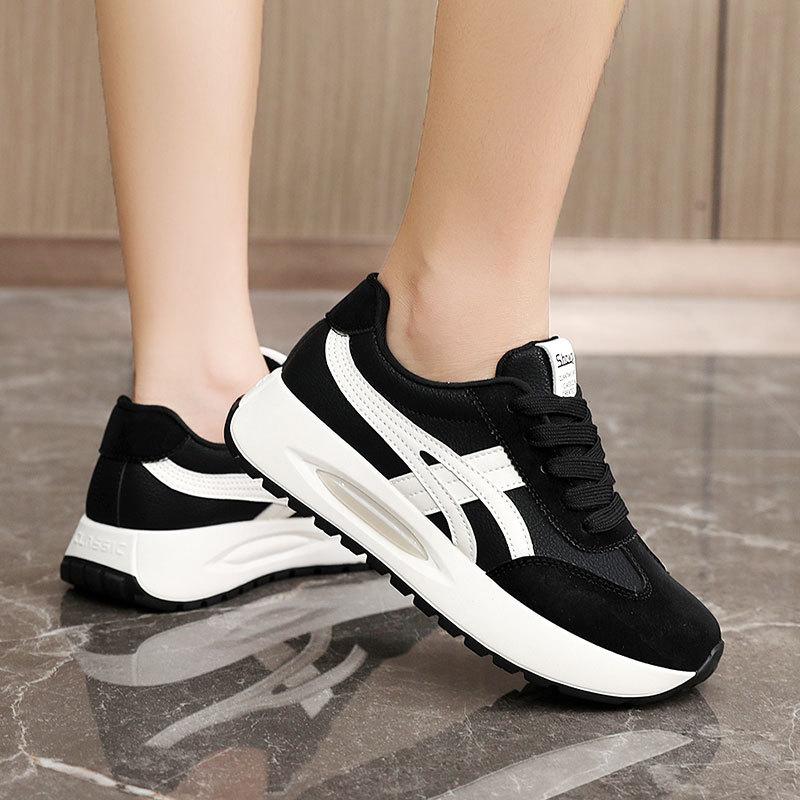 New Spring and Summer Versatile Dad Shoes Casual Mesh Shoes Breathable Height-enhancing Thick Sole Women's Shoes Sports Trend
