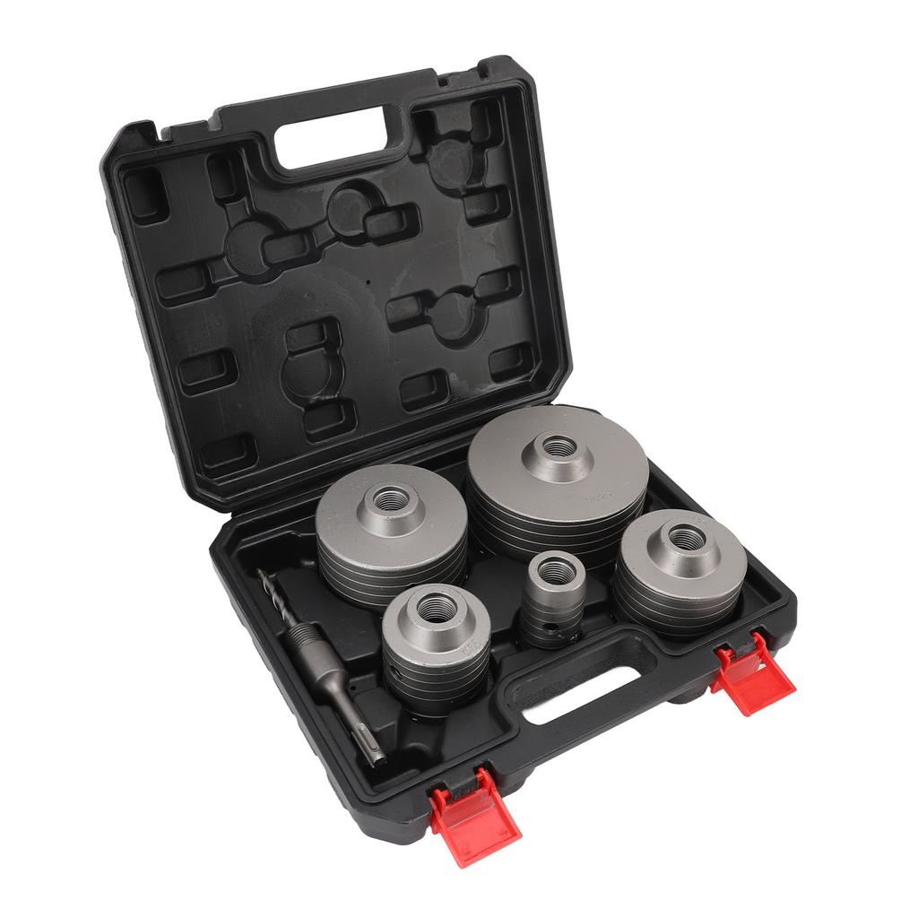 6-teiliges Set Beton-Lochsägebohrer-Set Hartmetall-Hochhärte-Lochsäge-Werkzeugsatz für Luft