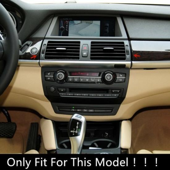 Car Center Console Air Condition Vent Panel Trim For BMW X5 E70 X6 E71 2008-2014