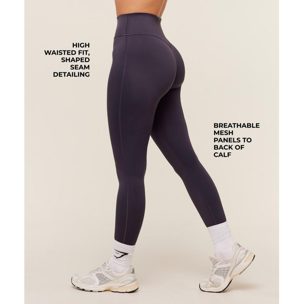 Gymshark Flow Leggings Midnight Purple B4b8k Pcdy