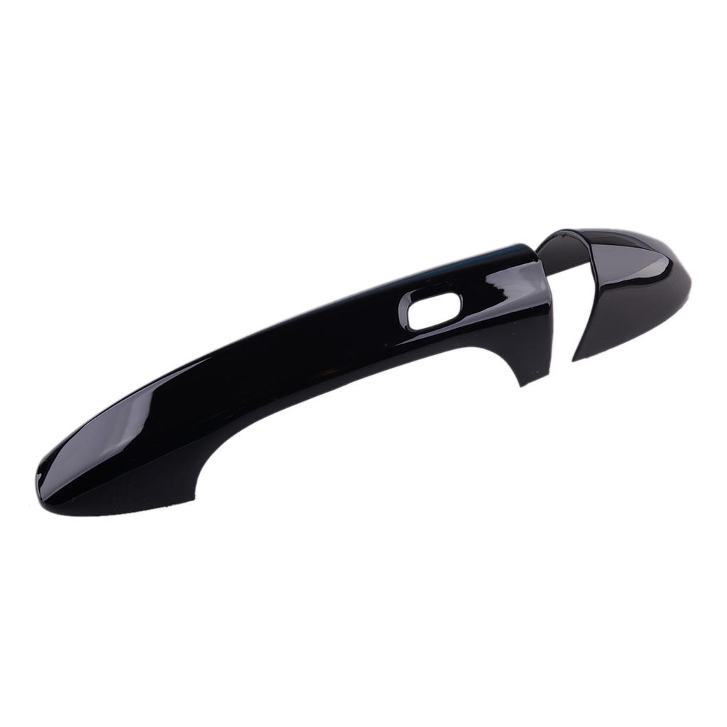 ABS Car Exterior Black Door Handle Cover Trim Frame Fit For Mercedes Benz C E GLC Class W205 X253 W213 2016 2017