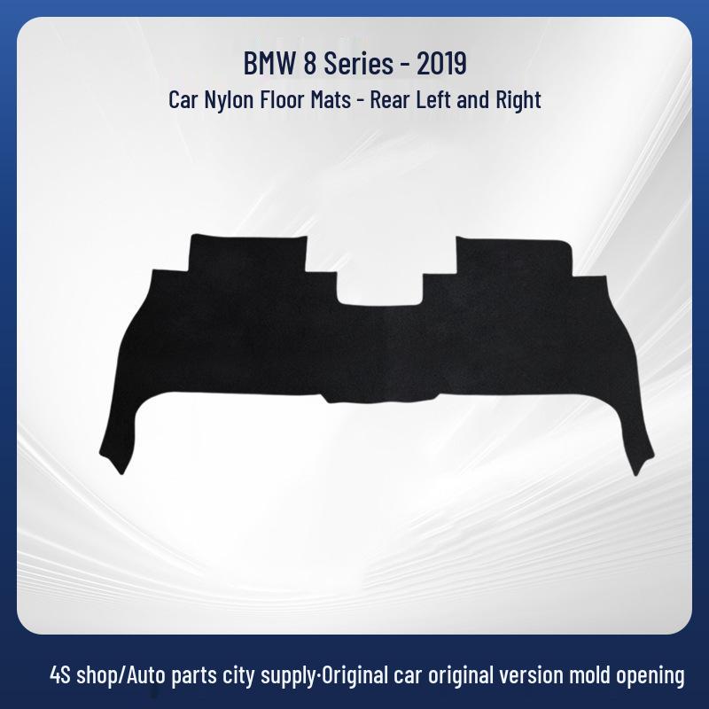 BMW 8 Series 2019 Right-Hand Drive Vehicle-Specific Nylon Floor Mats