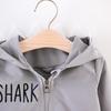 Mädchen Hai Reißverschluss Kapuzenjacke - 2022 Frühling/Herbst Kollektion