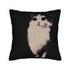 Meowl Cat Funny Owl Meme Pillow Case Kawaii Pillow Cover Soft Pillowcases For Sofa Car Home Decor