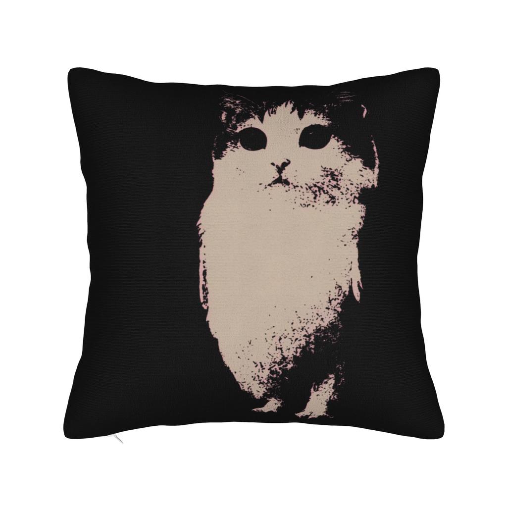 Meowl Cat Funny Owl Meme Pillow Case Kawaii Pillow Cover Soft Pillowcases For Sofa Car Home Decor
