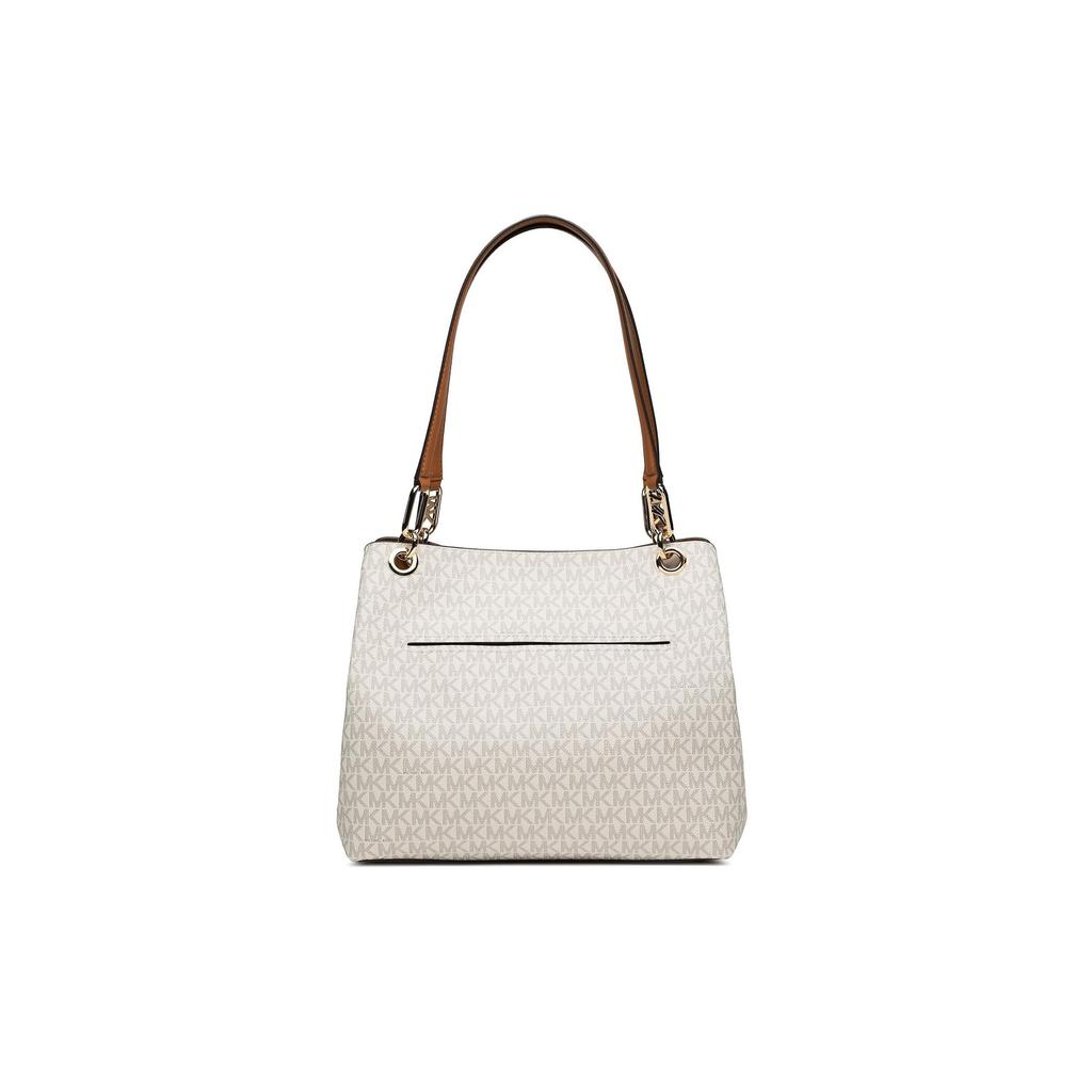 MICHAEL KORS Kensington Leather One Shoulder Handbag Women's Ecru/Oak 30F3G8KT7B-149