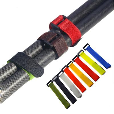 5/10 Pcs Fishing Rod Tie Holders Straps Belts Suspenders Fastener Hook Loop Cable Cord Ties Belt Fishing Accessories