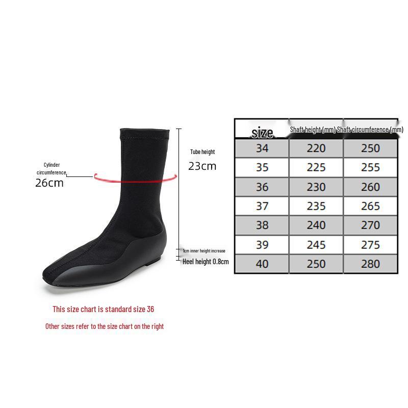 Women's Grape Sheepskin High Shaft Flat Heel Square Toe Long Boots