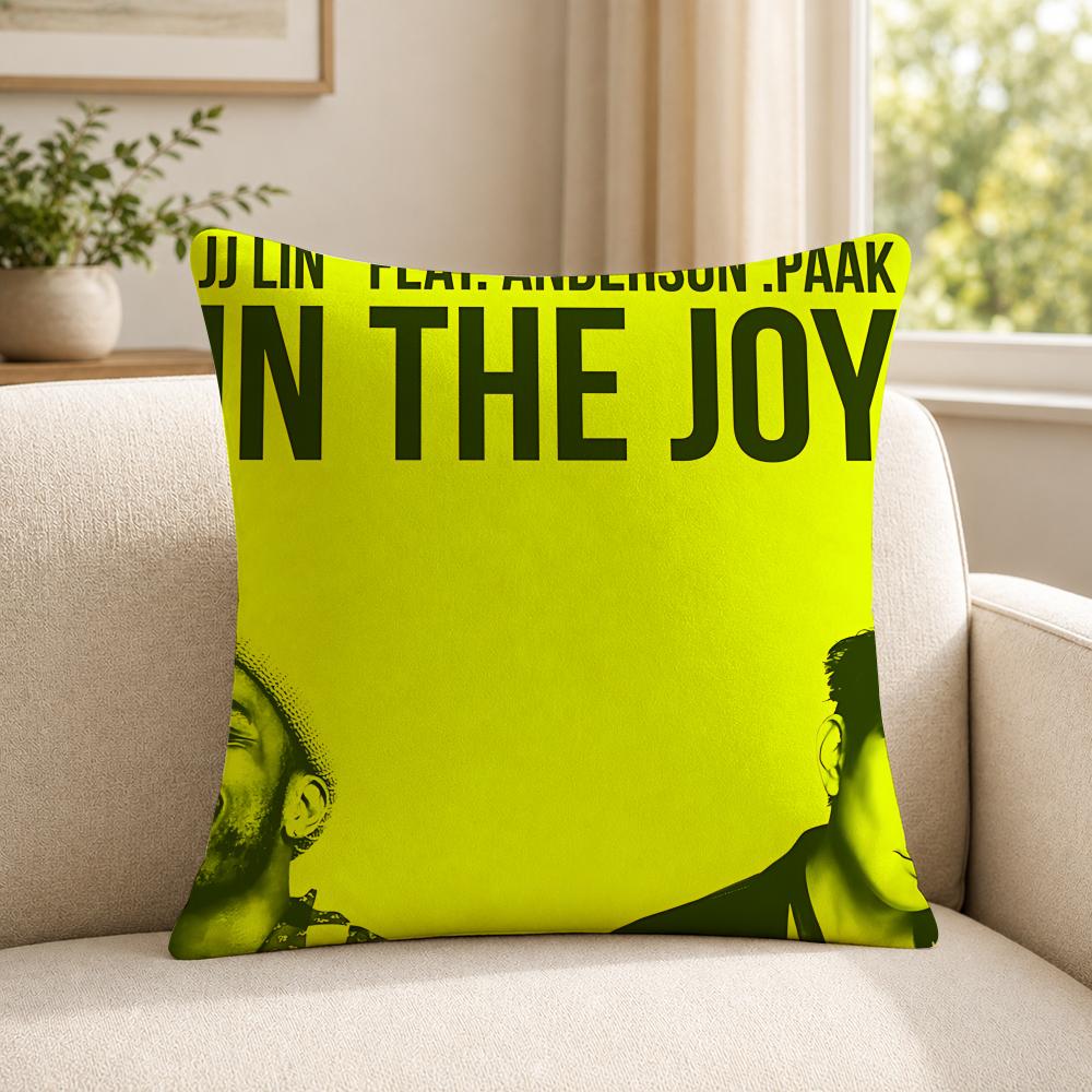 Singer JJJ LLin Cushion Cover Soft Short Plush SkinFriendly Cushion Case for MultiScene Use