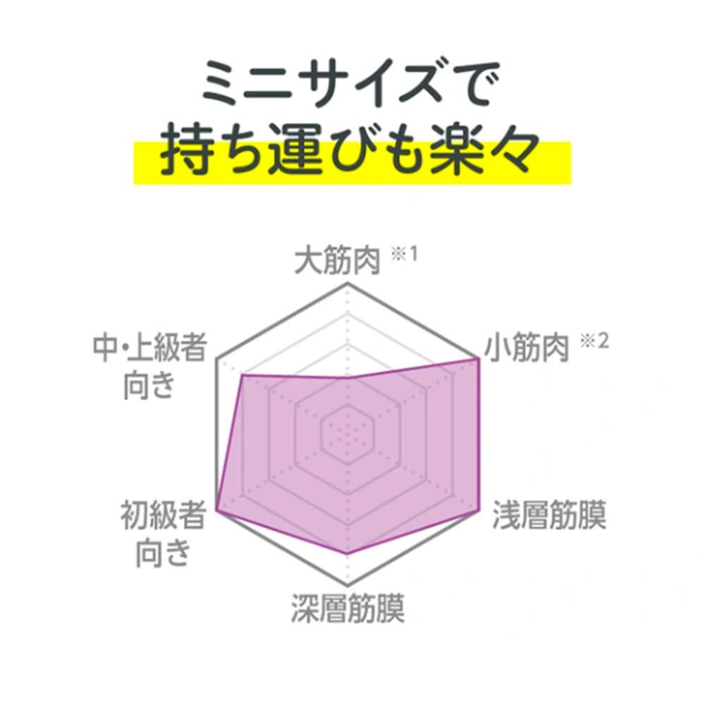 Echter IMPHY Myofasziale Release Massage Spirale und Linderung von Schmerzen im unteren Rücken Ball, Ball, Mini, Hart, Lila, Dehnung, Wade, Schulter,