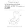 3.8L Plastic Automatic Water Fountain Food Dispenser Dog Bowl Pet Feeder +Cat Water Combination Food Bucket With Double Bowls