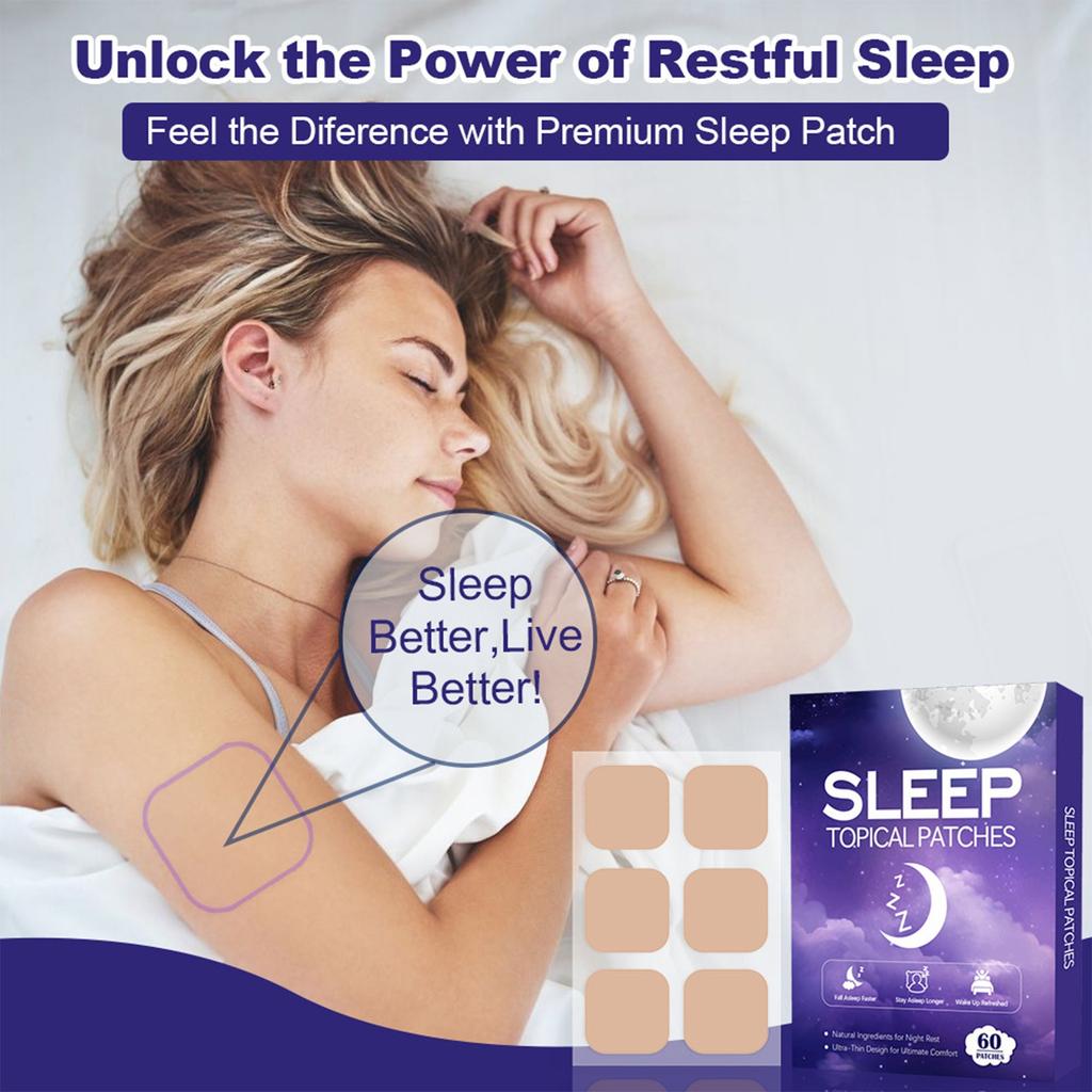 Sleep Patches With Mild Ingredients Can Improve Insomnia. They Are Suitable For Both Men And Women