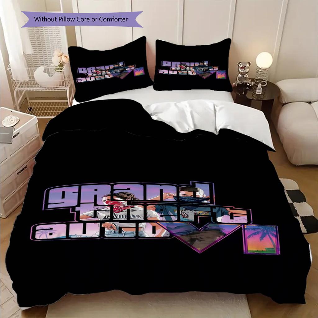Gta V Urban Adventure Threepiece Set 1 Duvet Cover 2 Pillowcase Without Core Christmas Birthday Gift Bedding Set Duvet Cover And Pillowcase