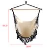 Indoor/Outdoor Garden  Bohemia Style Home Hanging Hammock Chair Dormitory Balcony Swing Hanging Chair with Wooden Stand New
