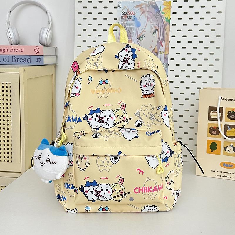Schoolbag junior high school student backpack Japanese cartoon cute backpack large capacity travel schoolbag junior high school