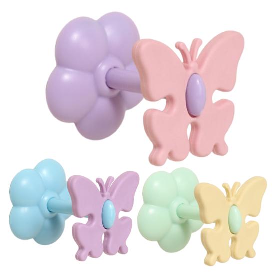 Cable Organizer Butterfly Shape Multi-Purpose Cable Holder Snap-On Design Durable Desktop Cable Management for Data And Headphone Cables