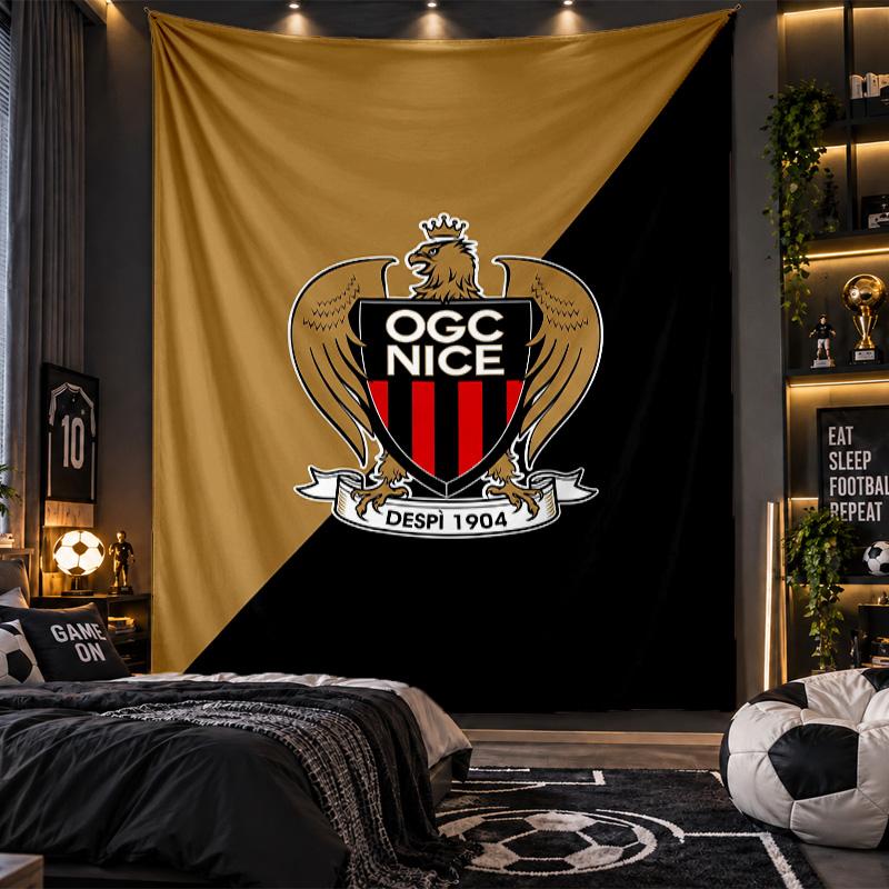 Wall Hanging Tapestry OGC Nice FC Print Cloth for Living Room Bedroom Home Decor