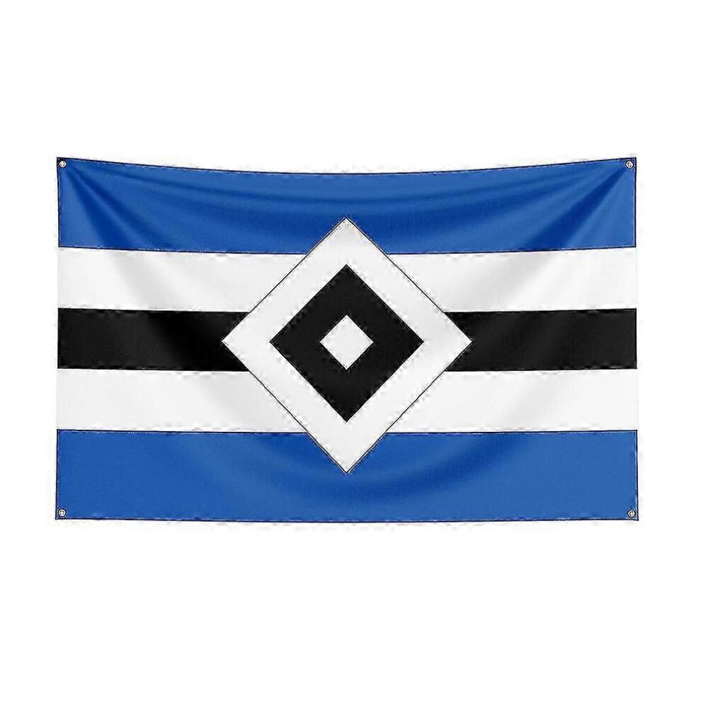 (A,90 X 150cm)3x5 Hamburger Sv Flag Polyester Printed Racing Sport Banner For Decor