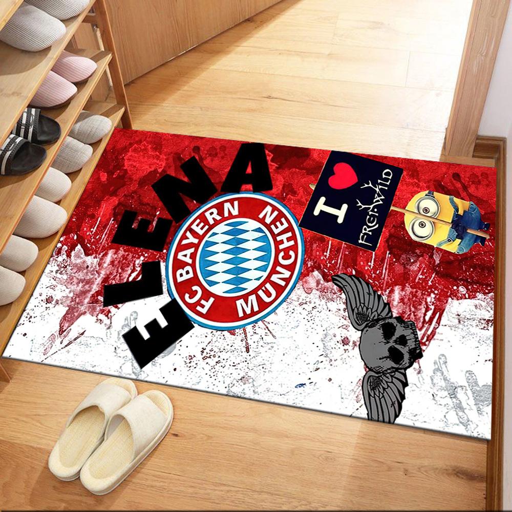 Fc Bayern Munich Uefa Champions League Themed Graphic Square rugs are a great choice for living rooms, bedrooms, home décor, and as gifts.