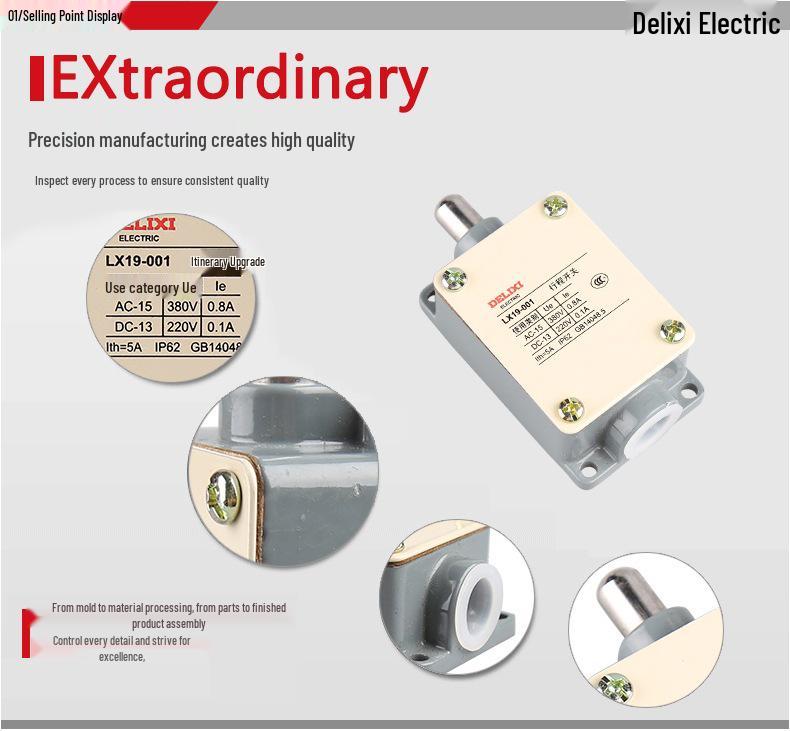 DELIXI LX19-212 Travel Switch: Control Mechanism & Speed Limit Direction Switch