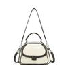 2025 New Luxury Snake Pattern Fashion Versatile Casual Commuting Large Capacity Handheld Small Round Bag Shoulder Crossbody Bag