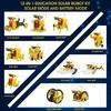 Kit Robô Solar para Crianças Idades STEM Construção Painel Solar Ciência Ideia de Presente para Meninos Idades e 12 8-12, Brinquedo, Robô 12-em-1 Monte-o-Você-Mesmo, & Energia, &
