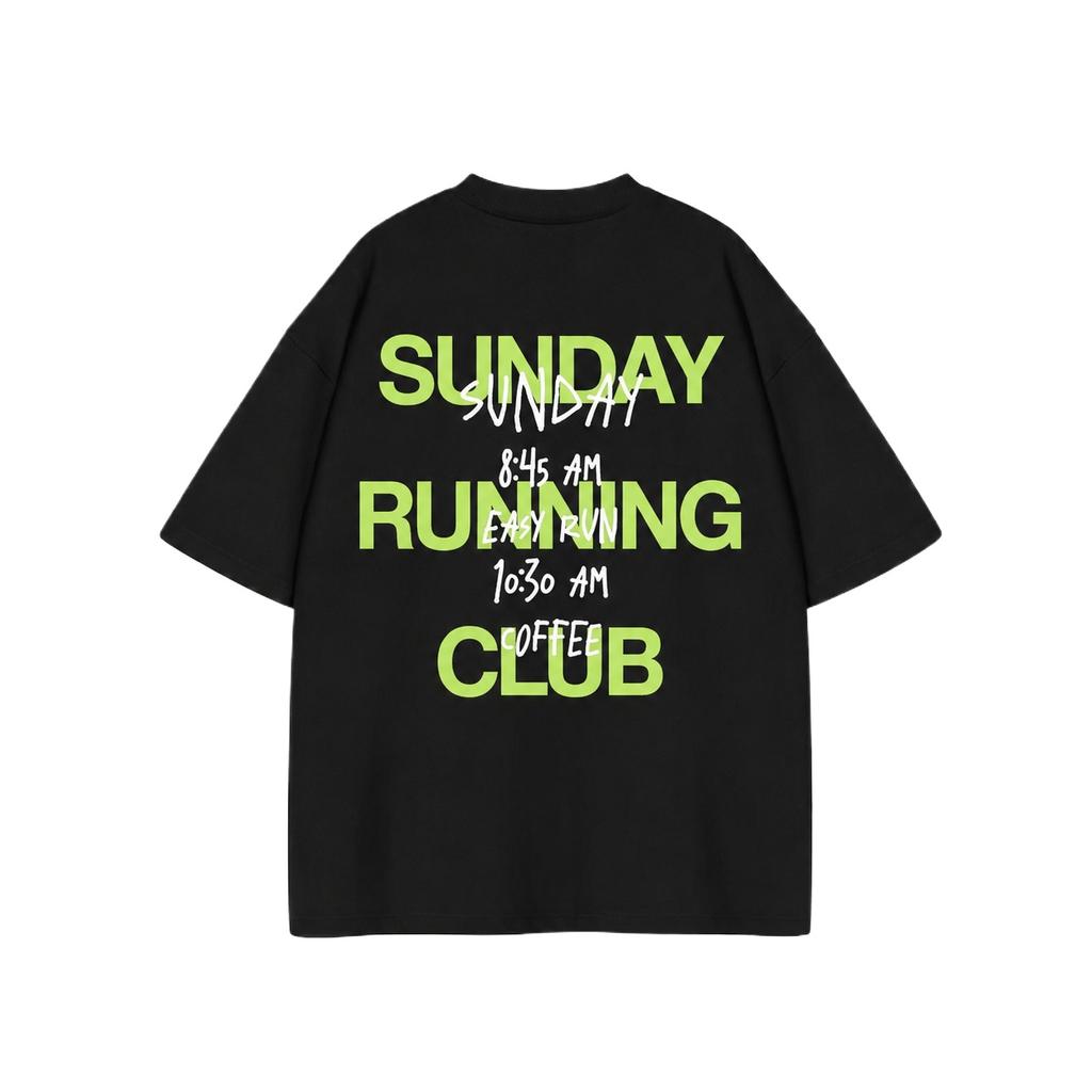 Sunday Running Club TShirt Unisexs and Unisexs Easy Run Coffee Schedule Graphic Tee Streetwear Short Sleeve Casual T Shirt