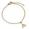 Deathly Hallows Stainless Steel Gold Chain Bracelet
