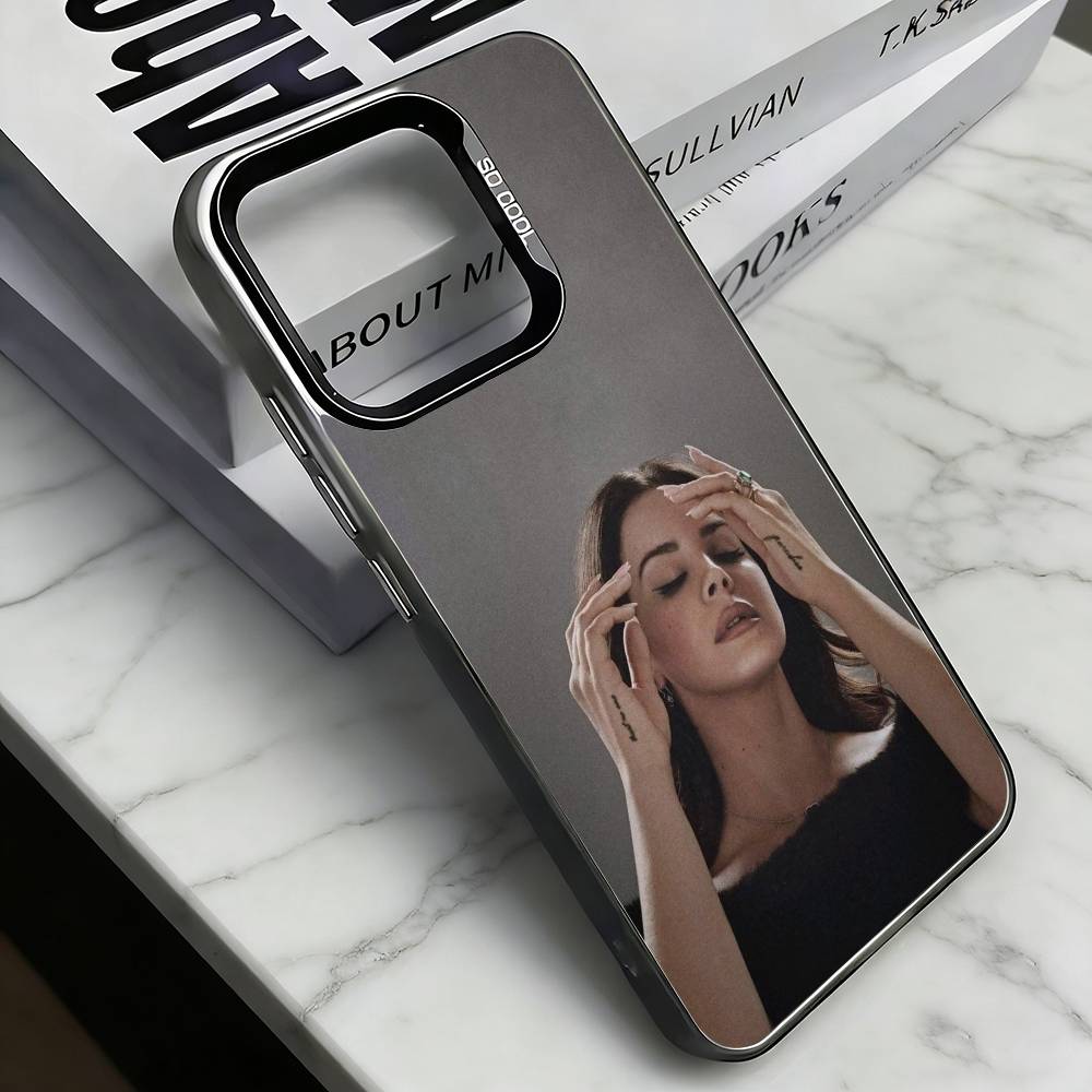 L-Lana Del Rey  Phone Case For iPhone 17,16,15,14,13,12,11 Plus,Pro Max,XS,Colorful Silver Black Cover