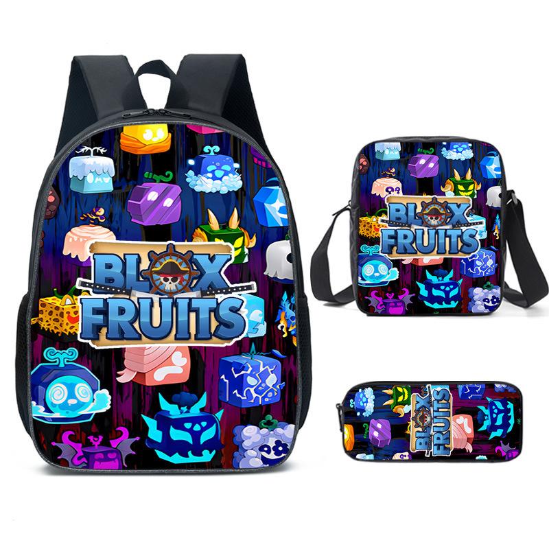 Bloxfruits Primary And Secondary School School Bag Children S Backpack Backpack Pencil case