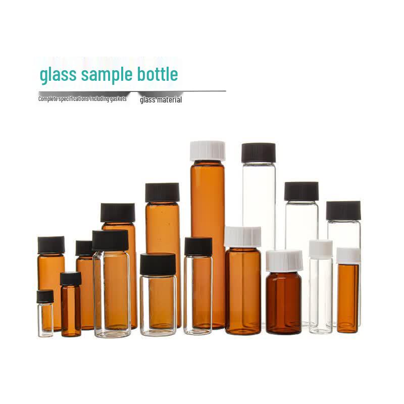 Transparent Glass Reagent Bottle