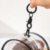 PVC Doll Transparent Walking Bag with Plush Ball Cotton Doll Storage Bag  Outdoor